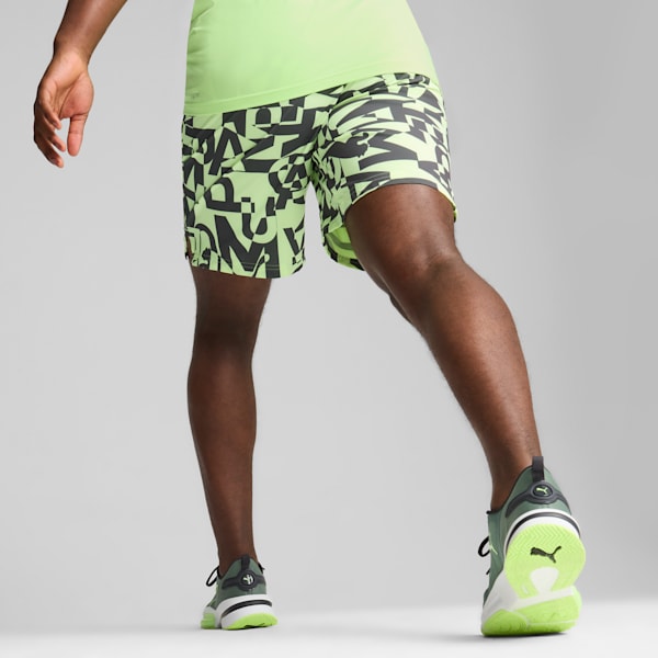 7" Graphic Stretch Woven Shorts Men, Galactic Gray, large-ZAF