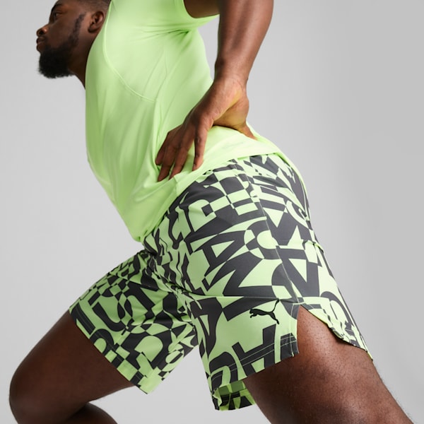 7" Graphic Stretch Woven Shorts Men, Galactic Gray, large-ZAF