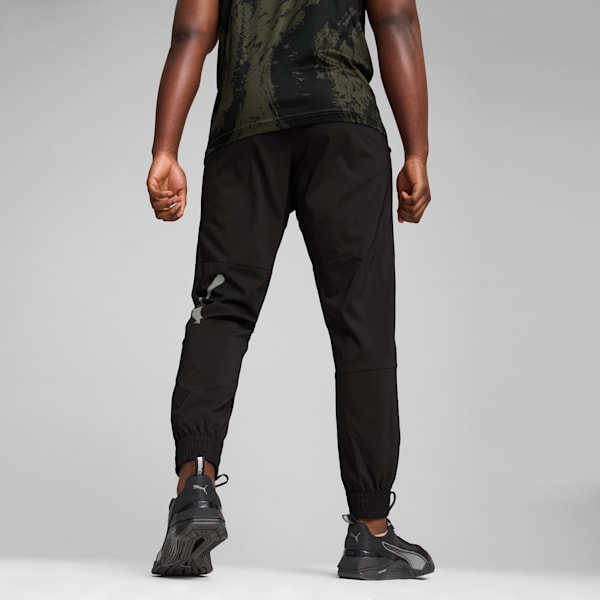 Big CAT Woven Pants Men, PUMA Black-PUMA White, large-ZAF