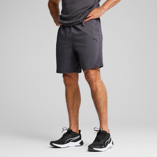 TAD TECH Fabric Mix Shorts Men, Galactic Gray, large-ZAF