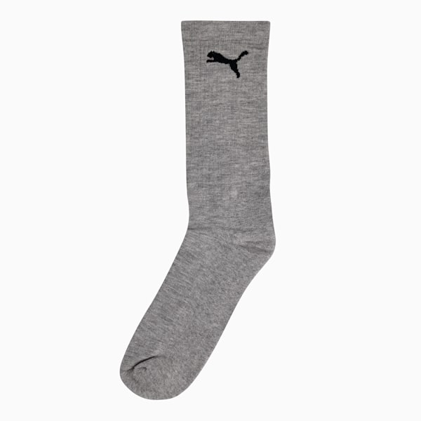 Mens Cat Logo Tennis Sock, Medium Gray Heather-black, large-ZAF