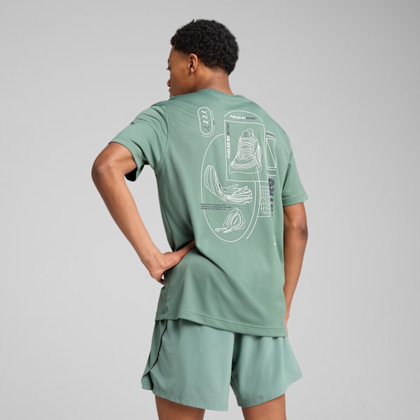 Remera de running Graphics NITRO™ para hombre, Green Moon, large-ARG