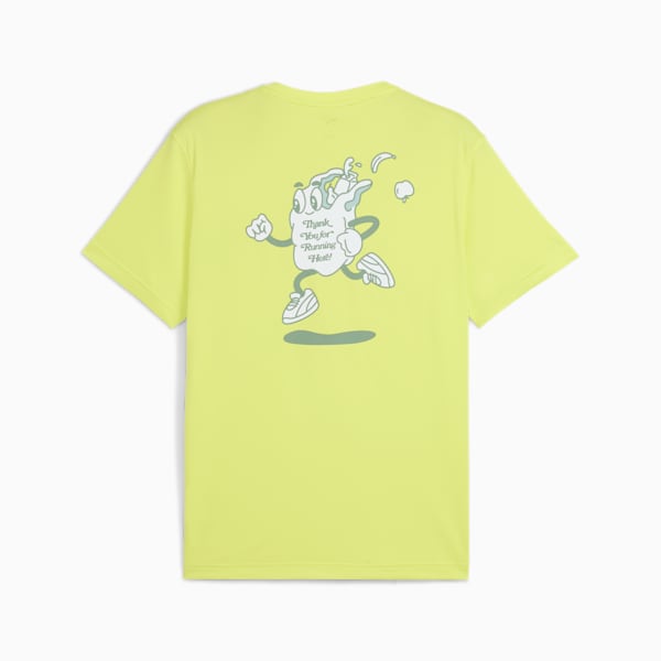Playera de running Graphics Slogan para hombre, Lemon Sherbert, large-MEX