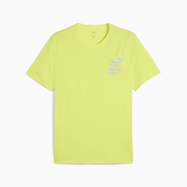 Playera de running Graphics Slogan para hombre, Lemon Sherbert, large-MEX