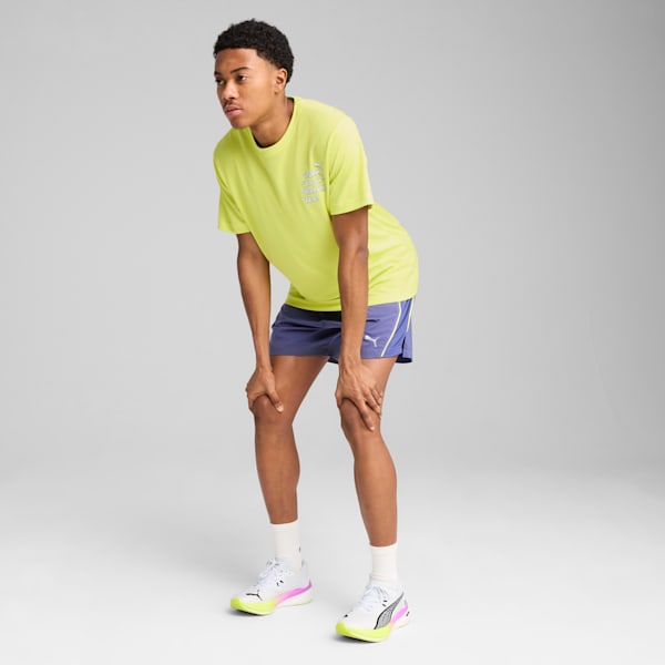 Playera de running Graphics Slogan para hombre, Lemon Sherbert, large-MEX