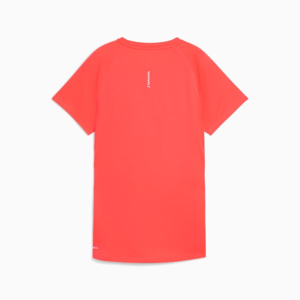 VELOCITY Running Tee Women, Glowing Red, large-MEX