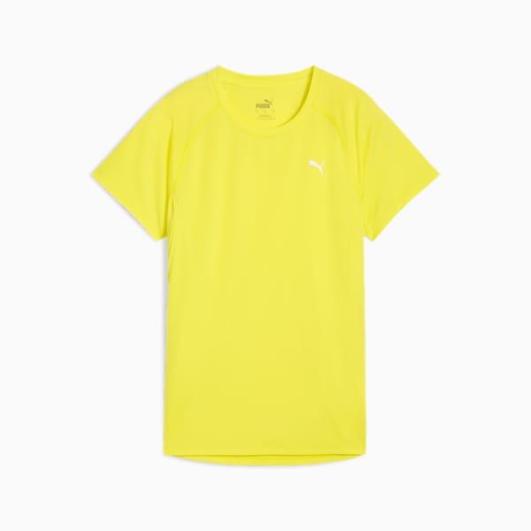Playera de running VELOCITY para mujer, Lemon Sherbert, large-MEX