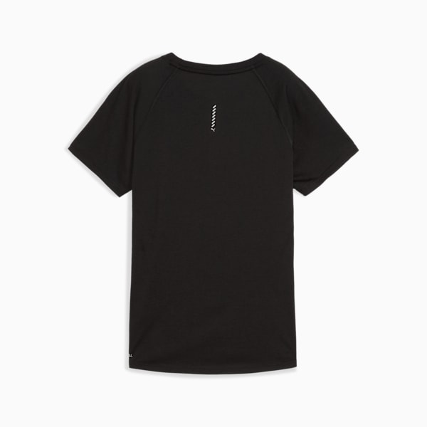 VELOCITY Tri-Blend Running Tee Women, PUMA Black, large-ZAF