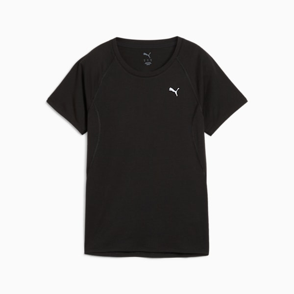 VELOCITY Tri-Blend Running Tee Women, PUMA Black, large-ZAF