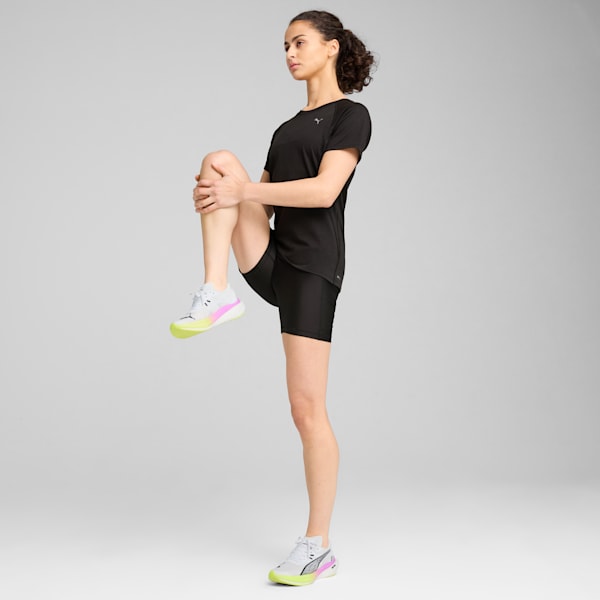 VELOCITY Tri-Blend Running Tee Women, PUMA Black, large-ZAF