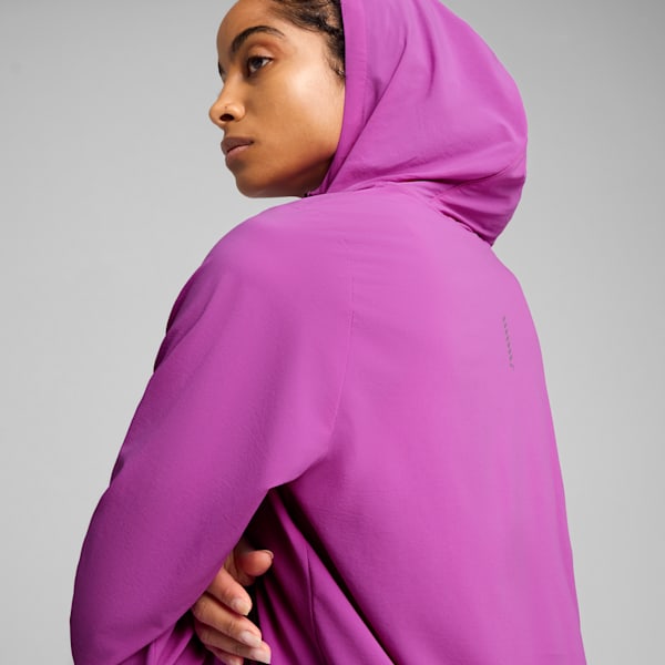 Campera de running VELOCITY para mujer, Wild Berry, large-ARG