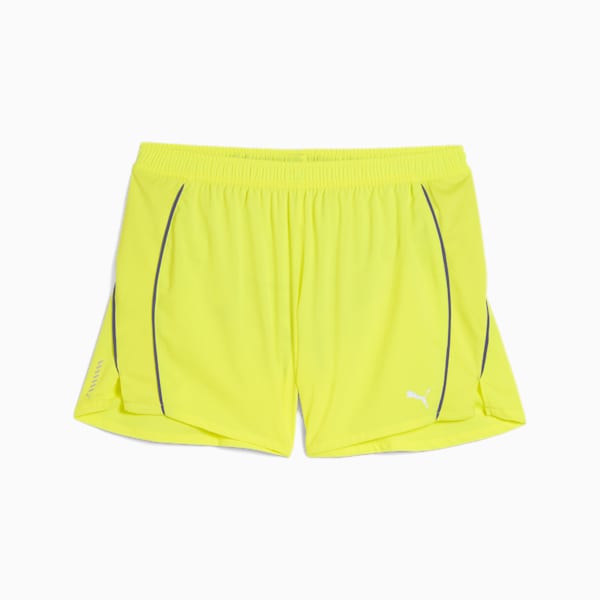 Shorts de running Mujer RUN FAV Velocity, Lemon Sherbert, large-MEX