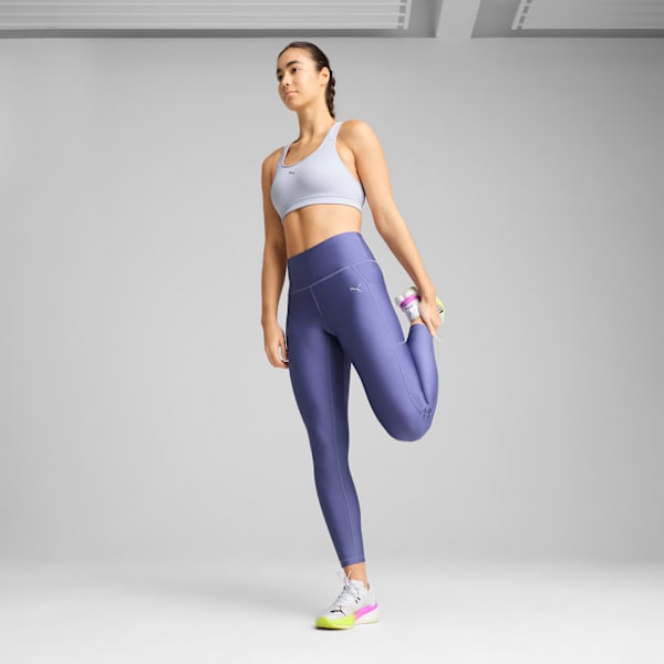 VELOCITY Running Tights Women, Blue Crystal, large-ZAF