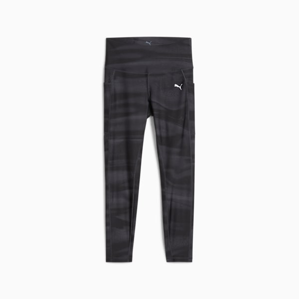 VELOCITY All-Over Print Running Tights Women, PUMA Black, large-ZAF