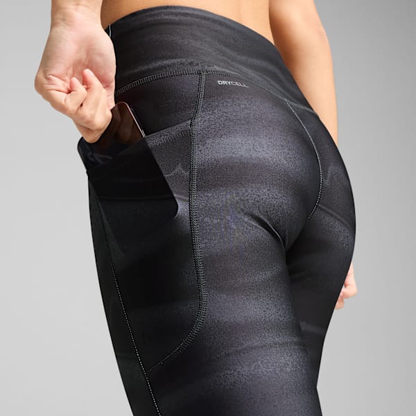 Leggings de running estampados VELOCITY para mujer, PUMA Black, large-MEX