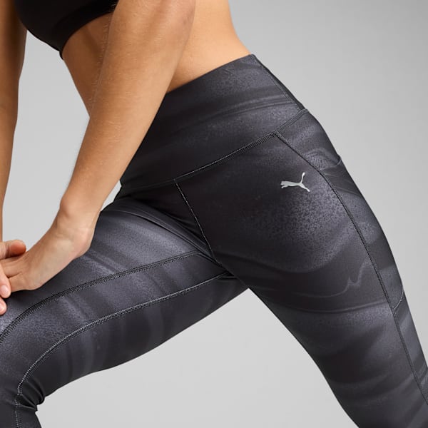 Leggings de running estampados VELOCITY para mujer, PUMA Black, large-MEX