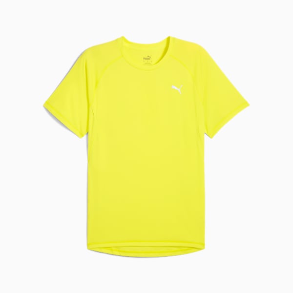 VELOCITY Running Tee Men, Lemon Sherbert, large-MEX