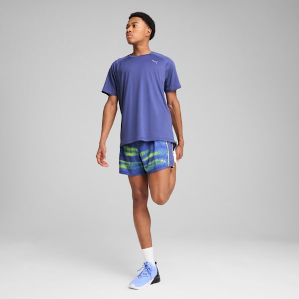 VELOCITY Running Tee Men, Blue Crystal, large-ZAF