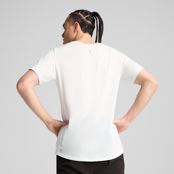 Camiseta para correr con combinación de tres tejidos para hombre RUN VELOCITY, PUMA White, large-MEX