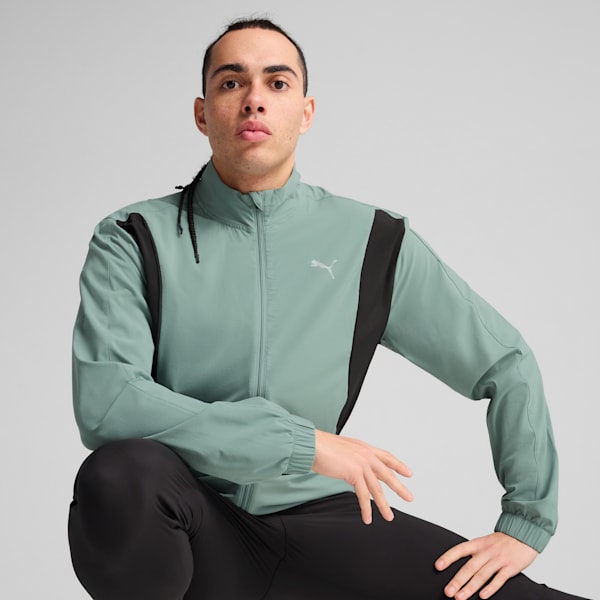 Campera de running VELOCITY para hombre, Green Moon, large-ARG