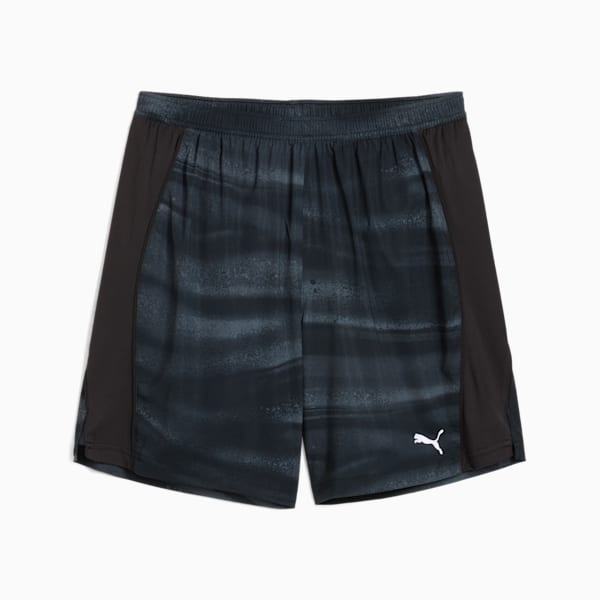 VELOCITY All-Over Print 7" Running Shorts Men, PUMA Black, large-ZAF