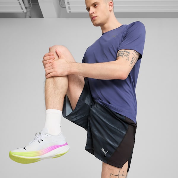 VELOCITY All-Over Print 7" Running Shorts Men, PUMA Black, large-ZAF