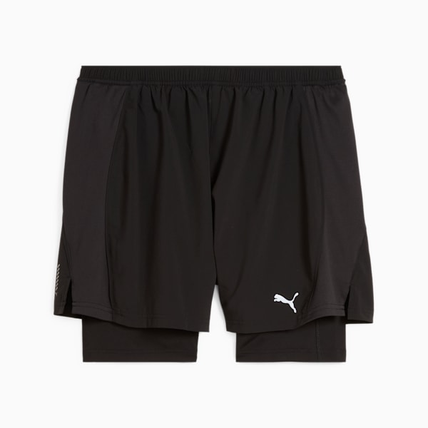 Shorts de running “2 en 1” VELOCITY para hombre, PUMA Black, large-MEX
