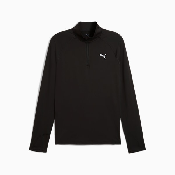 VELOCITY CLOUDSPUN Running Quarter-Zip Top Men, PUMA Black, large-ZAF