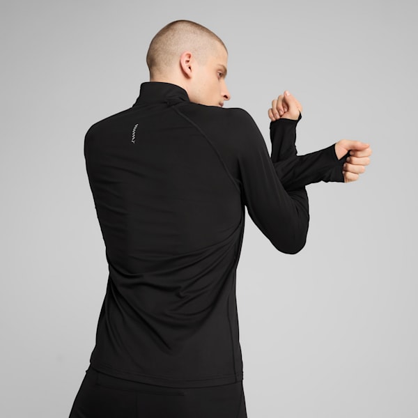 VELOCITY CLOUDSPUN Running Quarter-Zip Top Men, PUMA Black, large-ZAF