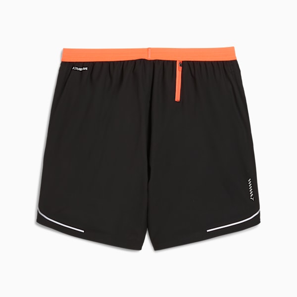 ULTRAWEAVE 5" Running Shorts Men, PUMA Black-Glowing Red, large-MEX