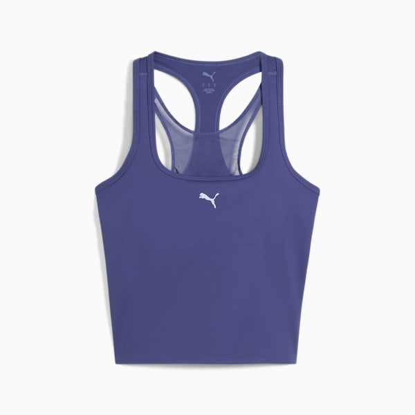 CLOUDSPUN Mesh 2-in-1 Tank Women, Blue Crystal, large-ZAF