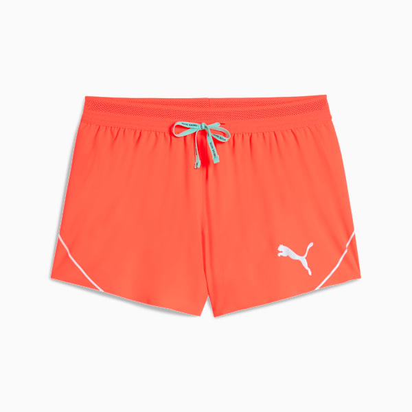 RACEDAY ULTRAWEAVE 3" Split Shorts Women, Glowing Red, large-MEX