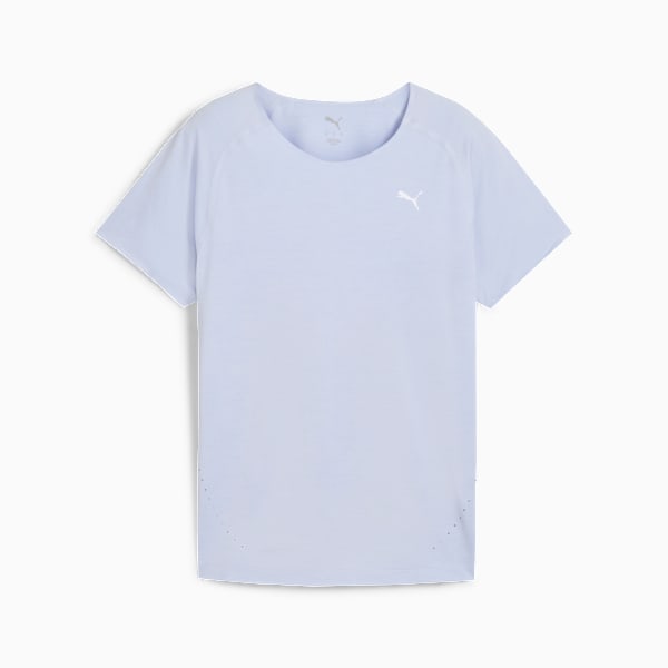 Remera RUN CLOUDSPUN para mujer, Cool Weather-heather, large-ARG