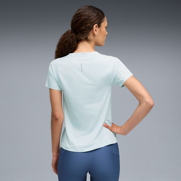 RUN CLOUDSPUN Tee Women, Sea Glass, large-ZAF