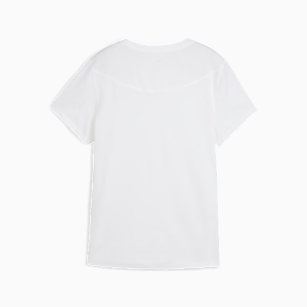 PUMA RUN Mesh Tee Women, PUMA White, large-MEX