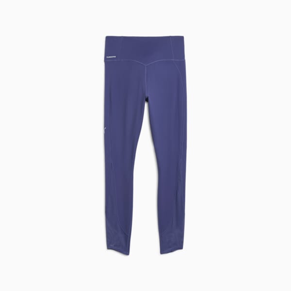 CLOUDSPUN Soft Mesh High-Waisted 7/8 Tights Women, Blue Crystal, large-ZAF