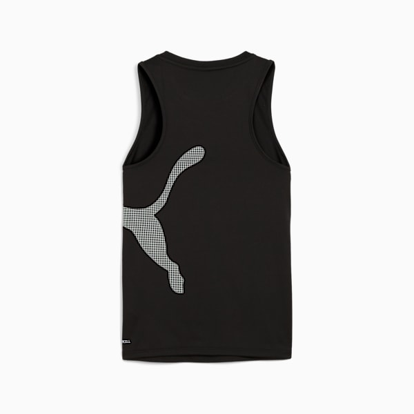 Train All Day Big Logo Tank Women, PUMA Black, large-ZAF