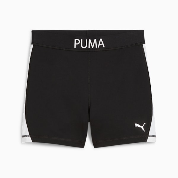 PUMA STRONG High-Waisted 4" Short Tights Women, PUMA Black, large-ZAF