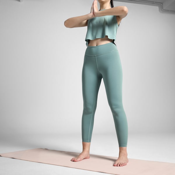 MOVE High-Waisted 7/8 Tights Women, Green Moon, large-ZAF