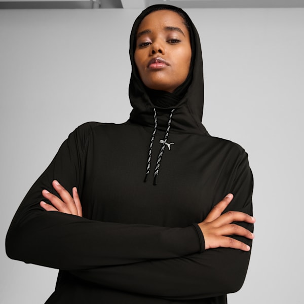 MODEST Hoodie Women, PUMA Black, large-ZAF