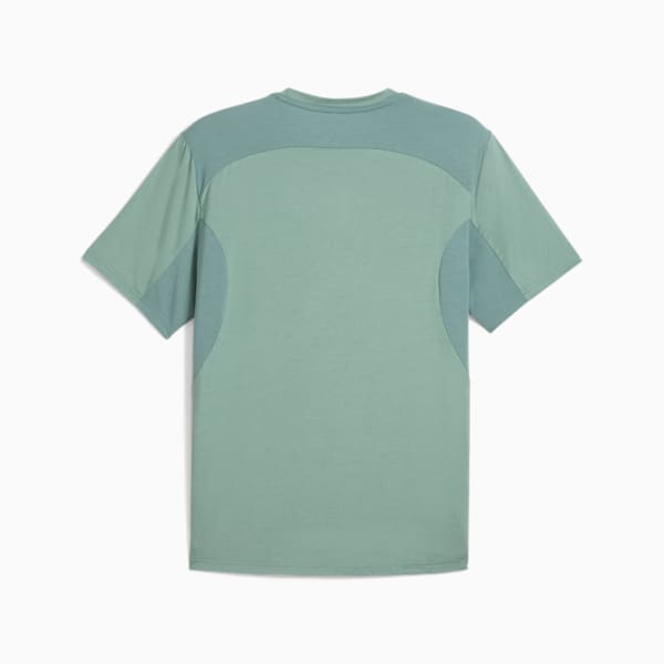 CLOUDSPUN Soft Breathable Tee Men, Green Moon Heather, large-ZAF