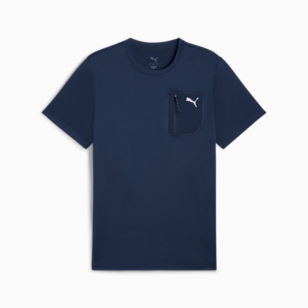 Remera PUMA FLEX Pocket para hombre, Club Navy, large-ARG