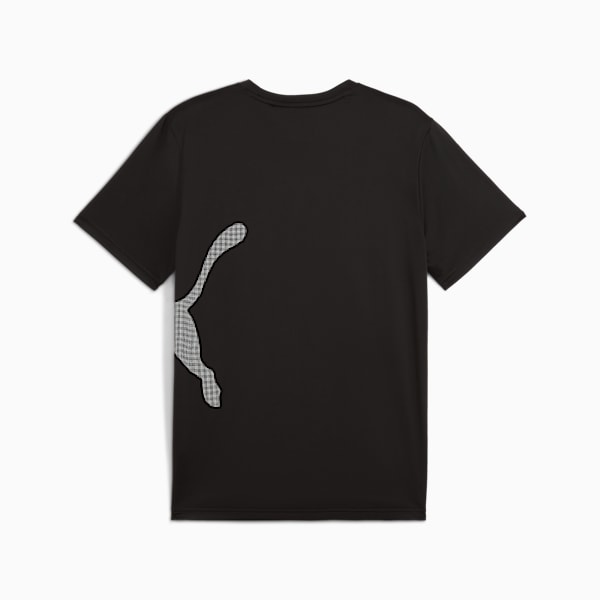 Train All Day Big Logo Tee Men, PUMA Black, large-ZAF