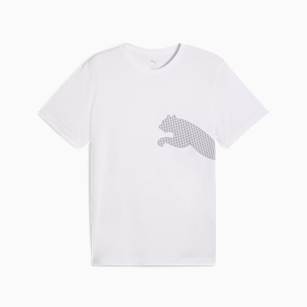 Train All Day Big Logo Tee Men, PUMA White, large-ZAF
