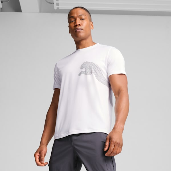 Train All Day Big Logo Tee Men, PUMA White, large-ZAF