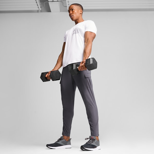 Train All Day Big Logo Tee Men, PUMA White, large-ZAF