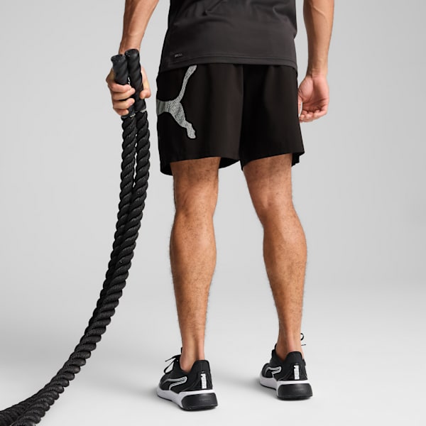 Train All Day Essentials Big Logo 7" Woven Short Men, PUMA Black, large-ZAF