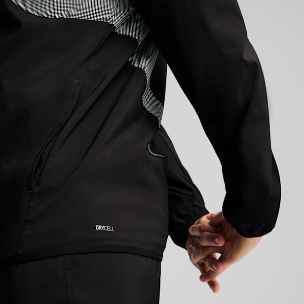 Train All Day Big Logo Woven Jacket Men, PUMA Black, large-ZAF