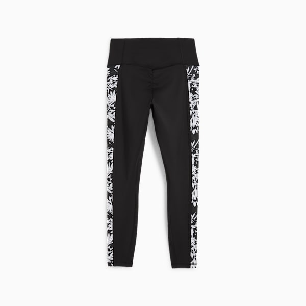 Calzas 7/8 estampadas TROPICAL para mujer, PUMA Black-AW-048284-0001, large-ARG