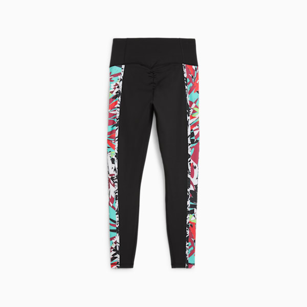TROPICAL Graphic 7/8 Tights Women, PUMA Black-AW-048280-0001, large-ZAF